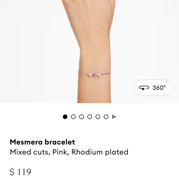 Swarovski Mesmera bracelet and necklace set - Picture 4 of 5